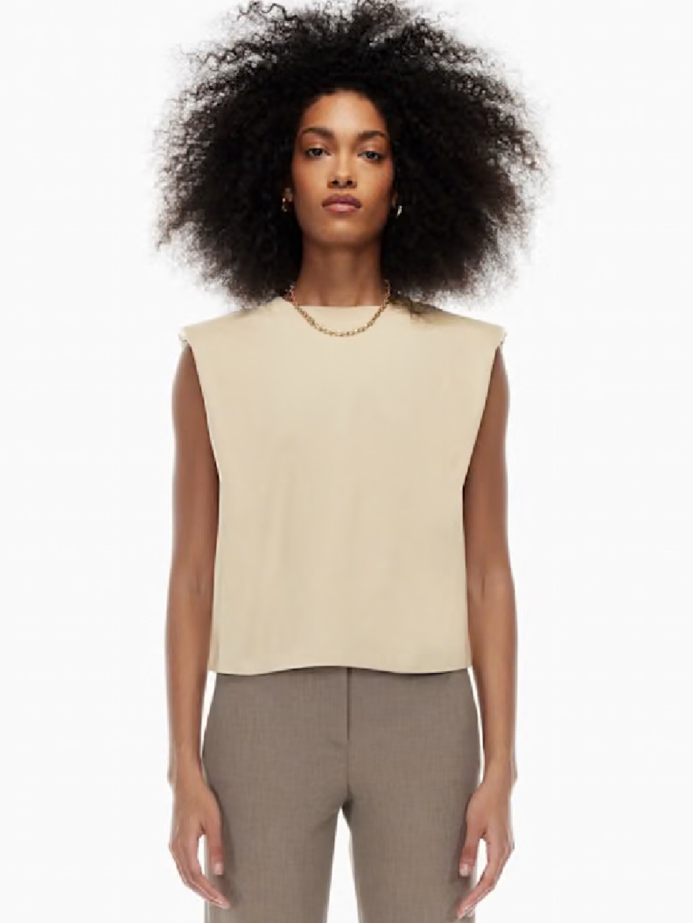 Aritzia Babaton Shoulder Pad Tank